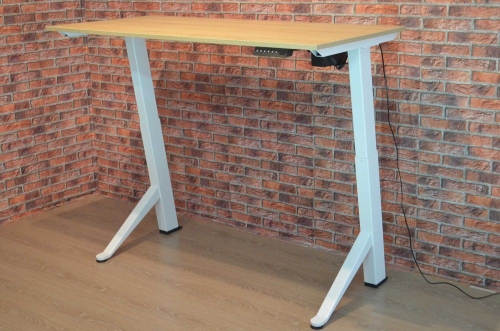 Birouri reglabile electric pe inaltime TerrA2y White-137x67cm