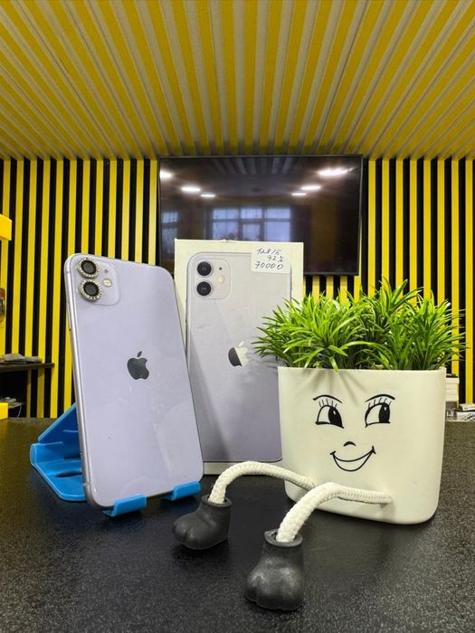 IPhone 11, 128GB, 72%, Kaspi 0-0-24