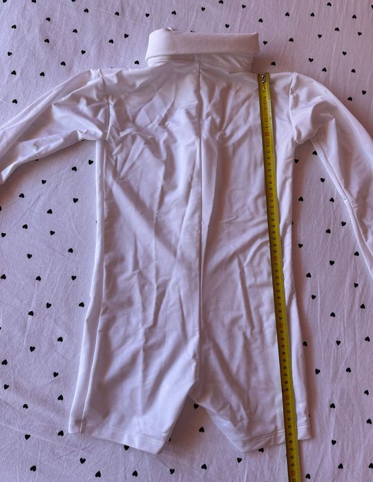 Бяла риза и вратовръзка за състезание, спортни танци , латина