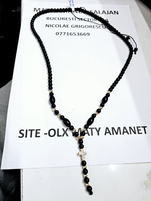 Vand matanie cu bile din aur 14 k cod 548