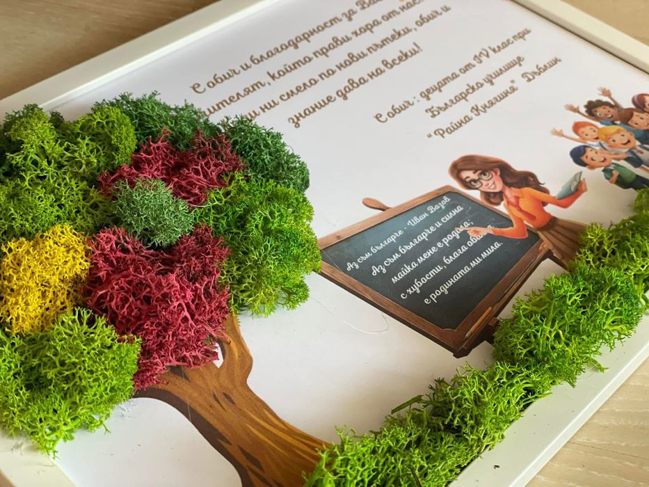 Персонализирани рамки със скандинавски мъх