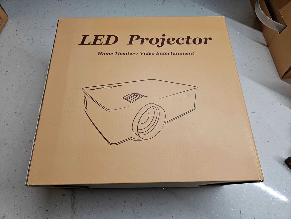 Proiector mini portabil, 120 Ansi lumeni, 800p, alb, Livrare Gratuita