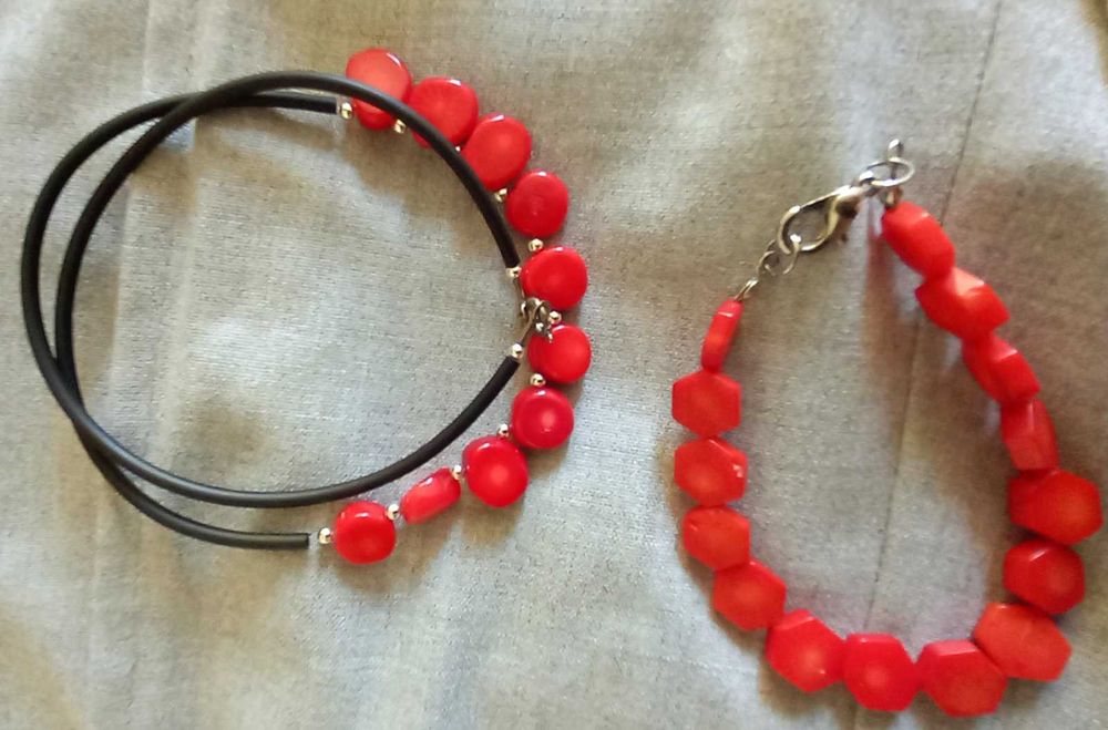 Колие сърце, обеци злато, гривна перла тюркоаз сребро седеф ахат корал