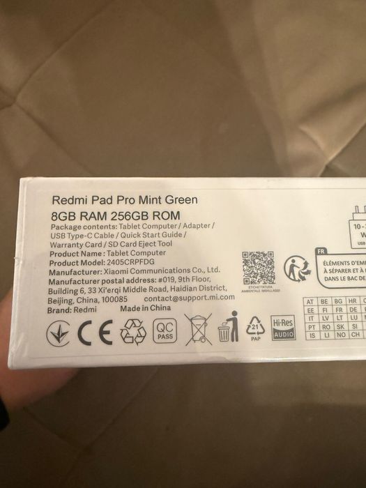 Tableta Redmi Pad Pro Green 8/256 GB Sigilata