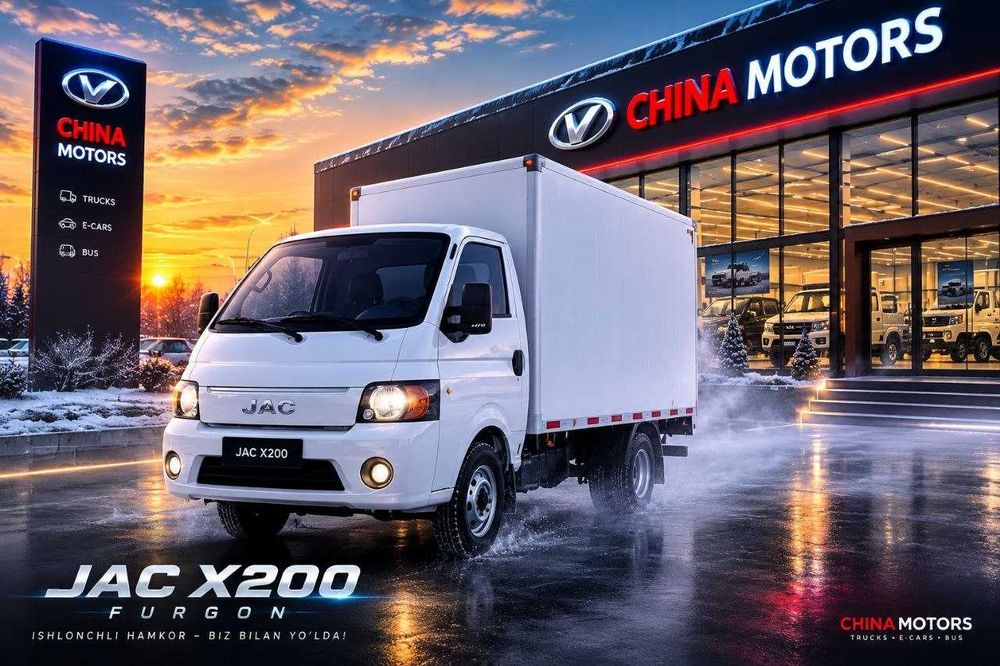 JAC X200 Furgon — Mahsulot Tashish Uchun Ideal