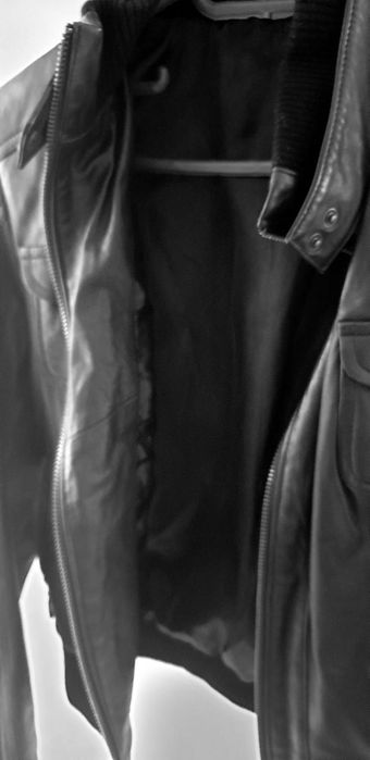 Geaca piele naturala ,copii 10/12 ani.Calitate plus