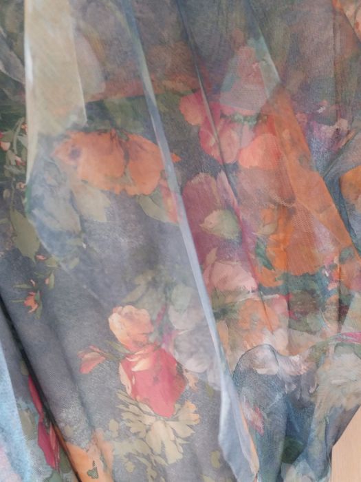 Юбка в пол 3Д  44-46разм гламурная!