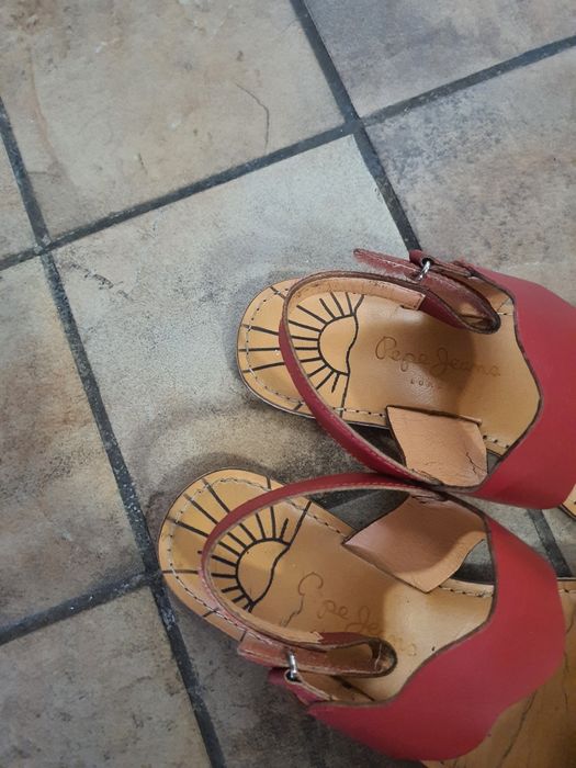 Sandale Pepe Jeans din piele naturală