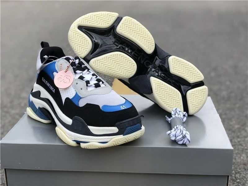Balenciaga Triple S - Black/Cream/Dark Green