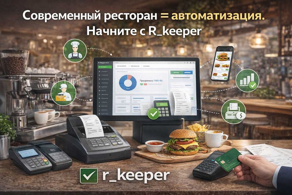 Современный ресторан = автоматизация. Начните с R_keeper