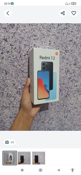 Redmi 12 ayb yoʻq karabka dakemet bor