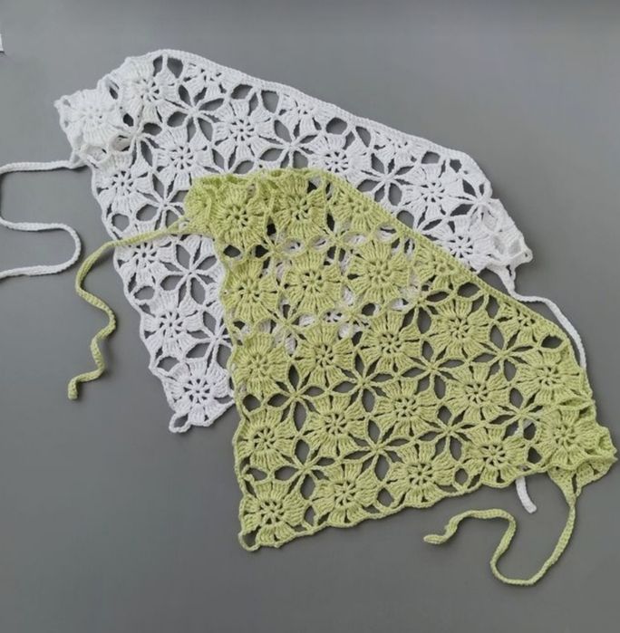 Косынка  - кроше.