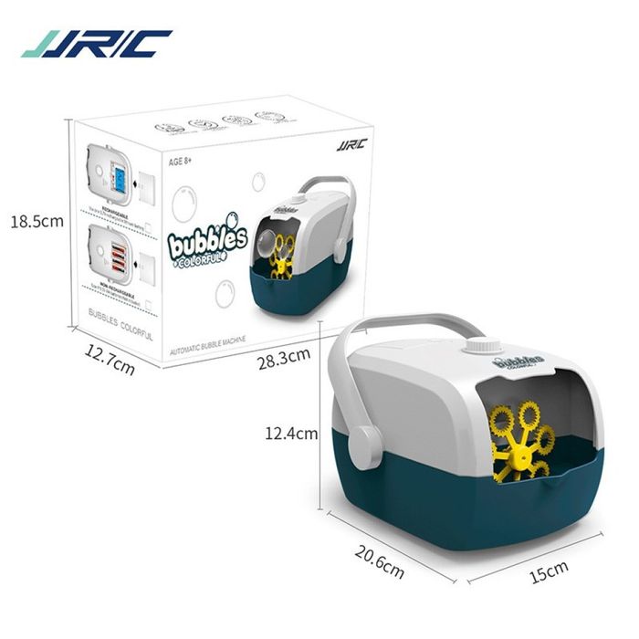 Машина за произвеждане на множество сапунени балончета / Захранване: USB/ Време за зареждане: около 90 минути/ Време за използване: около 60 минути;