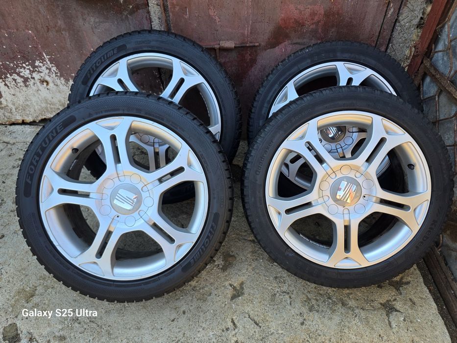 Джанти с  гуми 5×112/17 цола за vw sharan seat alhambra