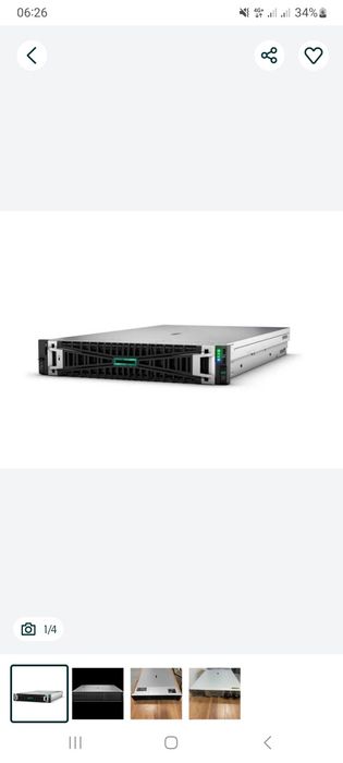 HPE ProLiant DL380 Gen10 Form Factor Rack (2U) 8SFF