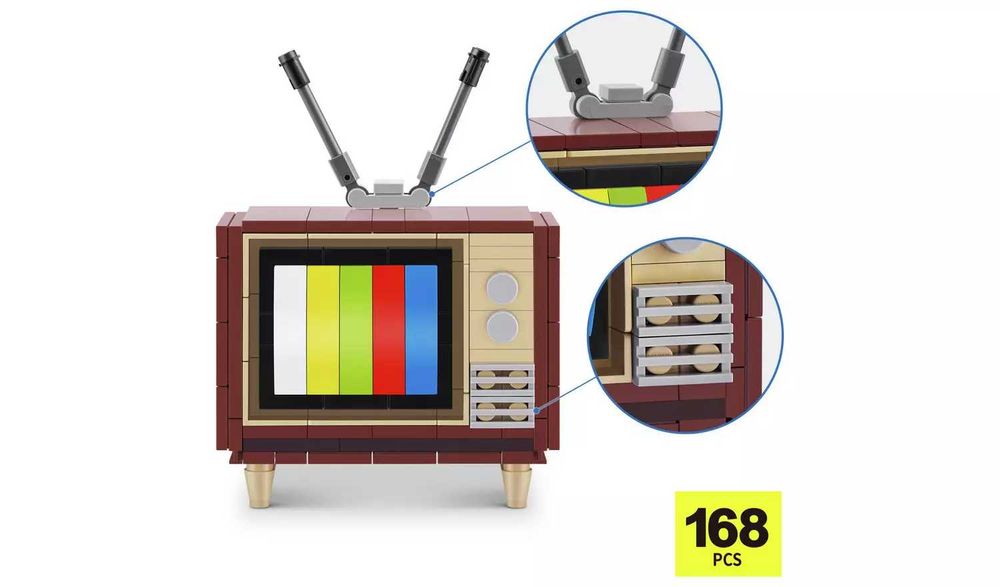 Конструктор Zuru MAX Retro ретро вещи Комплект от 4бр лего