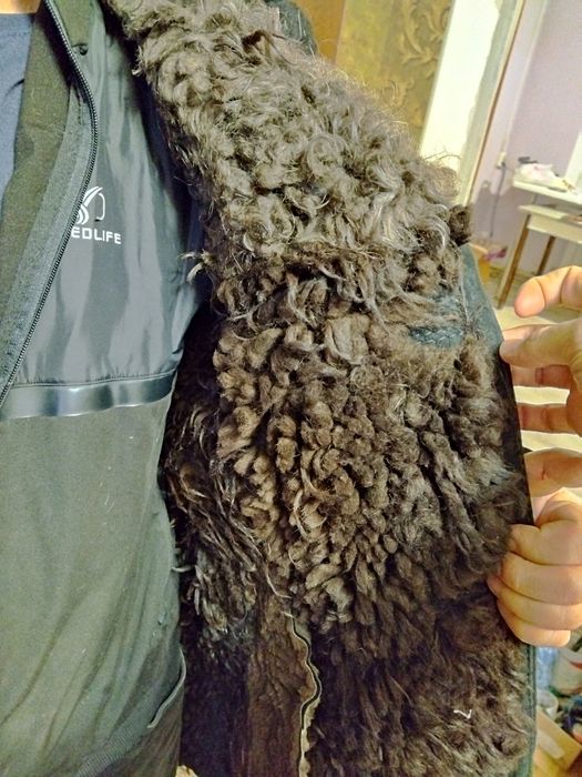 Полушубок мужской тон