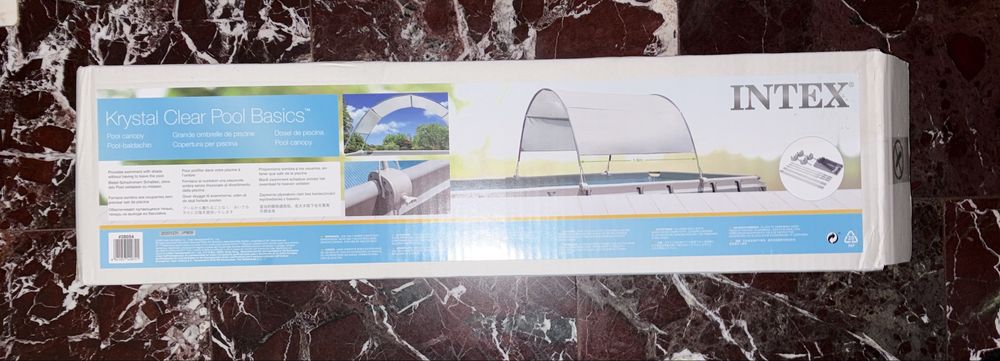 Parasolar impermeabil pentru piscine Intex 28054, 375x180 cm