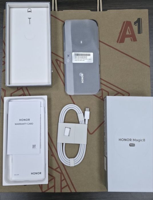 ***КАТО НОВ 512GB Honor Magic 8 Pro A1 Гаранция 2028 Black