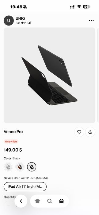 Чехол клавиатура ipad
