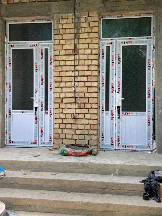 Пластиковые окна двери Стеклянные перегородки Akfa rom eshiklar Termo