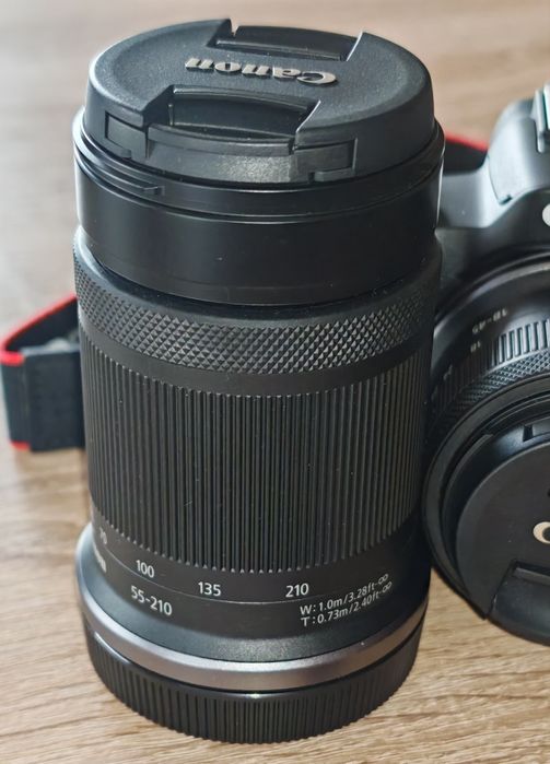 Aparat foto Mirrorless Canon EOS R50 + Obiectiv 18-45mm + 55-210mm