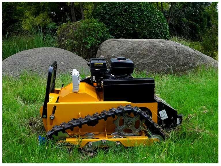 Самоходна дистанционно управляема косачка за трева - робот.