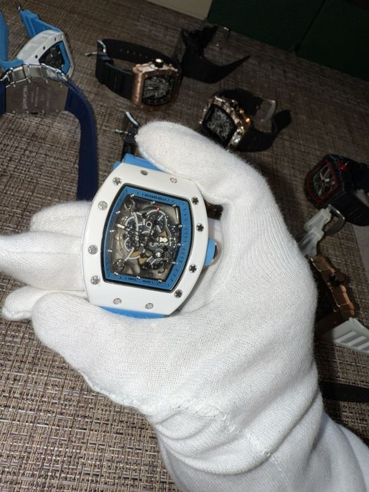 Часовник RM Blue and White