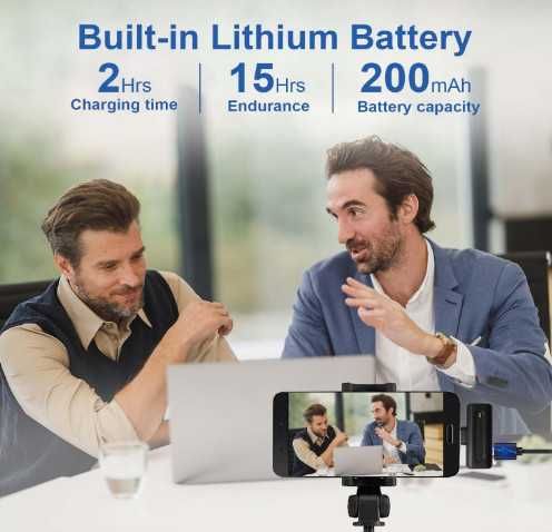 Безжичен микрофон Kinizuxi, професионален лавалиер