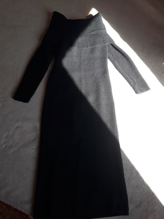 Платье-футляр макси длина