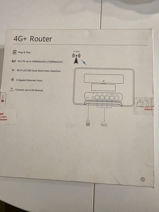 Modem Wi-Fi HUAWEI  B535-333 4G plus