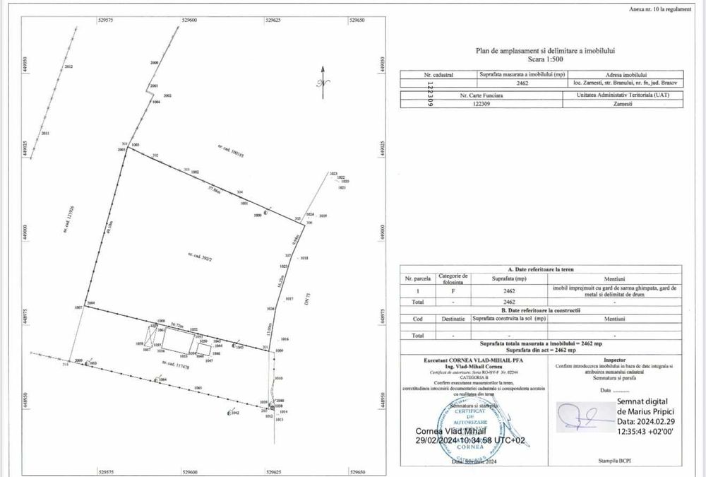 Teren Intravilan | Tohanul Nou | Bran | Toate utilitatile| 6551 MP