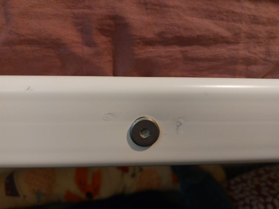 Pat metalic supraetajat Ikea 90x200