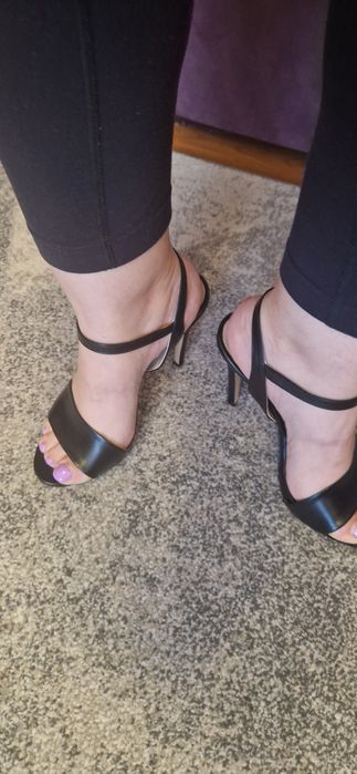 Sandale noi elegante, piele, Zee Lane