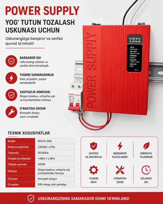 електростатический очиститель воздуха от дыма