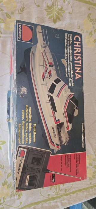 Raritate Colecție:Barca,  Iaht RC NIKKO Christina (Anii '80)