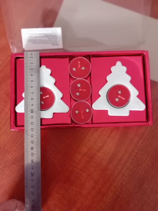 Новогодние свечи.