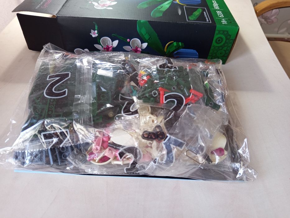 Лего цветок орхидея