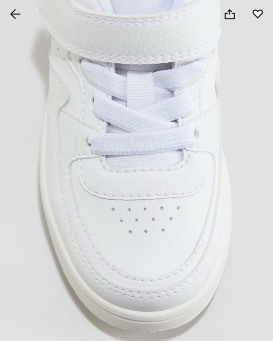 Adidasi fetita | Albi | marimea 32 | H&M | stare f buna
