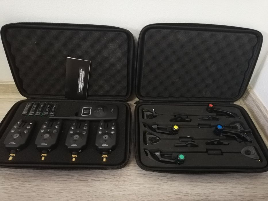 SET 4 Avertizori cu statie FL JY-19  + Set 4 Swingere MKM3 FULL BLACK
