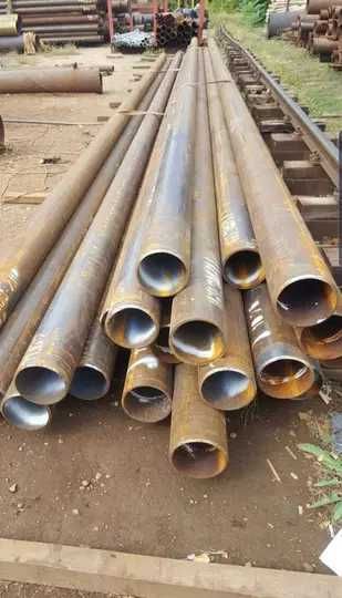 Vând țeavă metalică trasă, sudată elicoidal și longitudinal