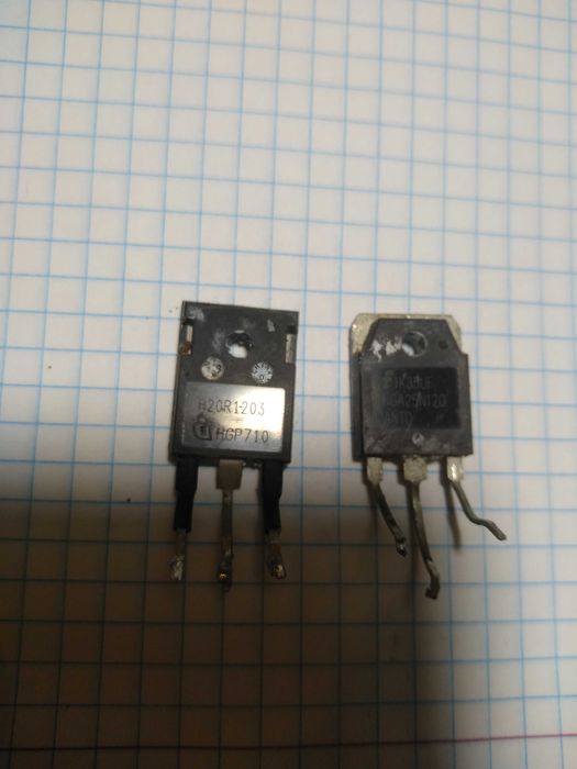 Продаются IGBT Транзисторы 20-25-30А 1200В Новые и БУ. H30R1602