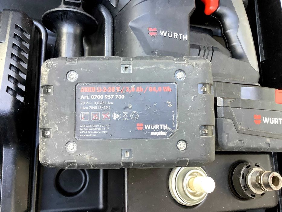 WÜRTH Лазер зелен лъч / WÜRTH Master H28-MAS Перфоратор