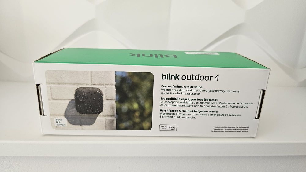 Blink Outdoor 4, Camera supraveghere Exterior, Wireless, nou, sigilat