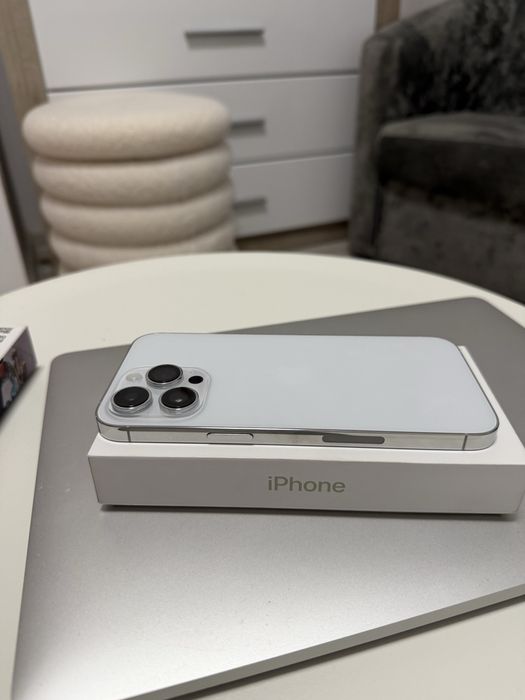 Iphone 14 pro max silver  bateria 100%  !