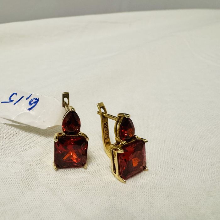 Cercei aur galben 14 k