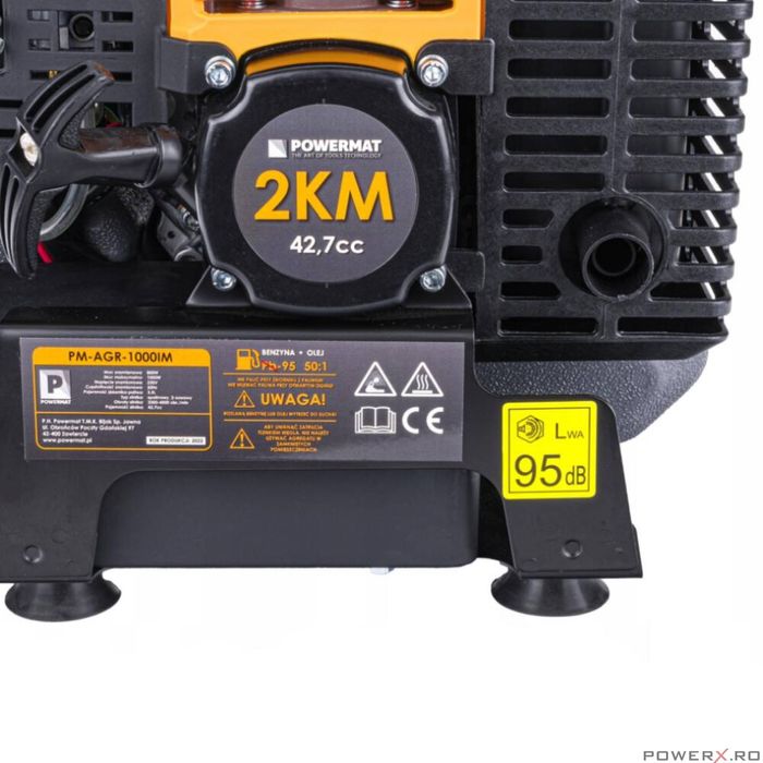 Generator curent electric 1000W, capacitate rezervor 3.5 litri, motor