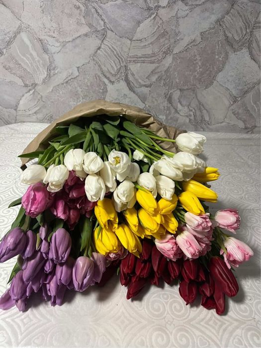 Свежие тюльпаны к 8 марта