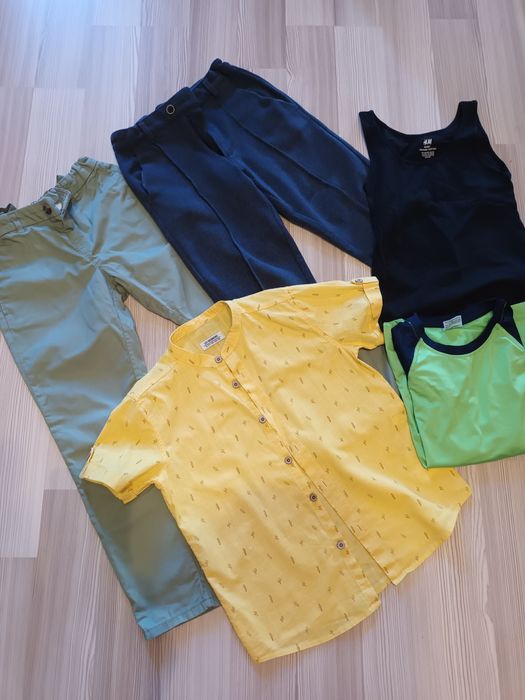 Дрехи момче 128 см 6/7год.