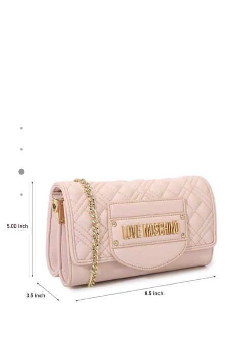 Розова чанта Love Moschino